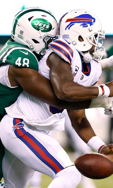 Jets damage Bills' AFC East standing, 34-21 (Nov 02, 2017)
